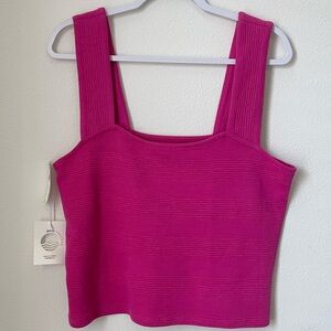 Anthropologie Daily Practice Magenta Fuchsia Pink Tank Top
